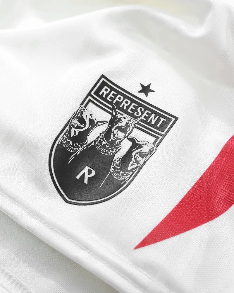 Spike Football Shorts - Flat White