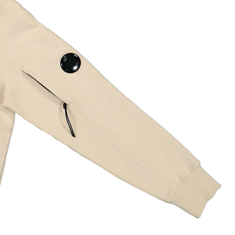 Diagonal Raised Fleece Hoodie