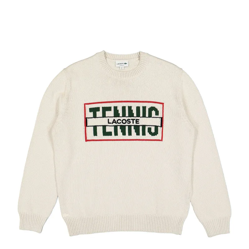 Sweater with Contrasting Jacquard Pattern