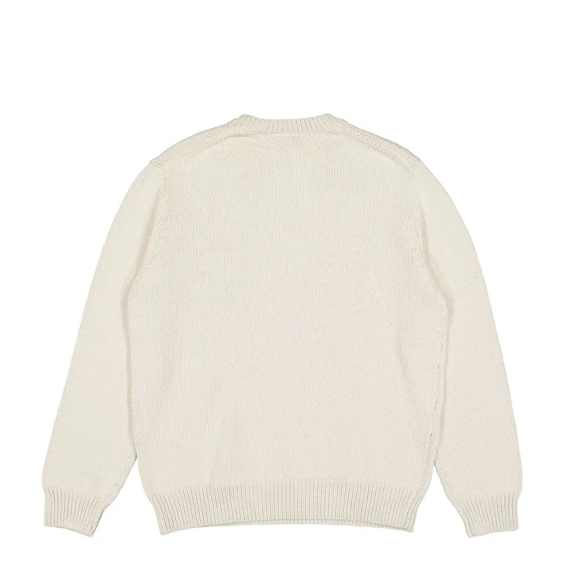 Sweater with Contrasting Jacquard Pattern