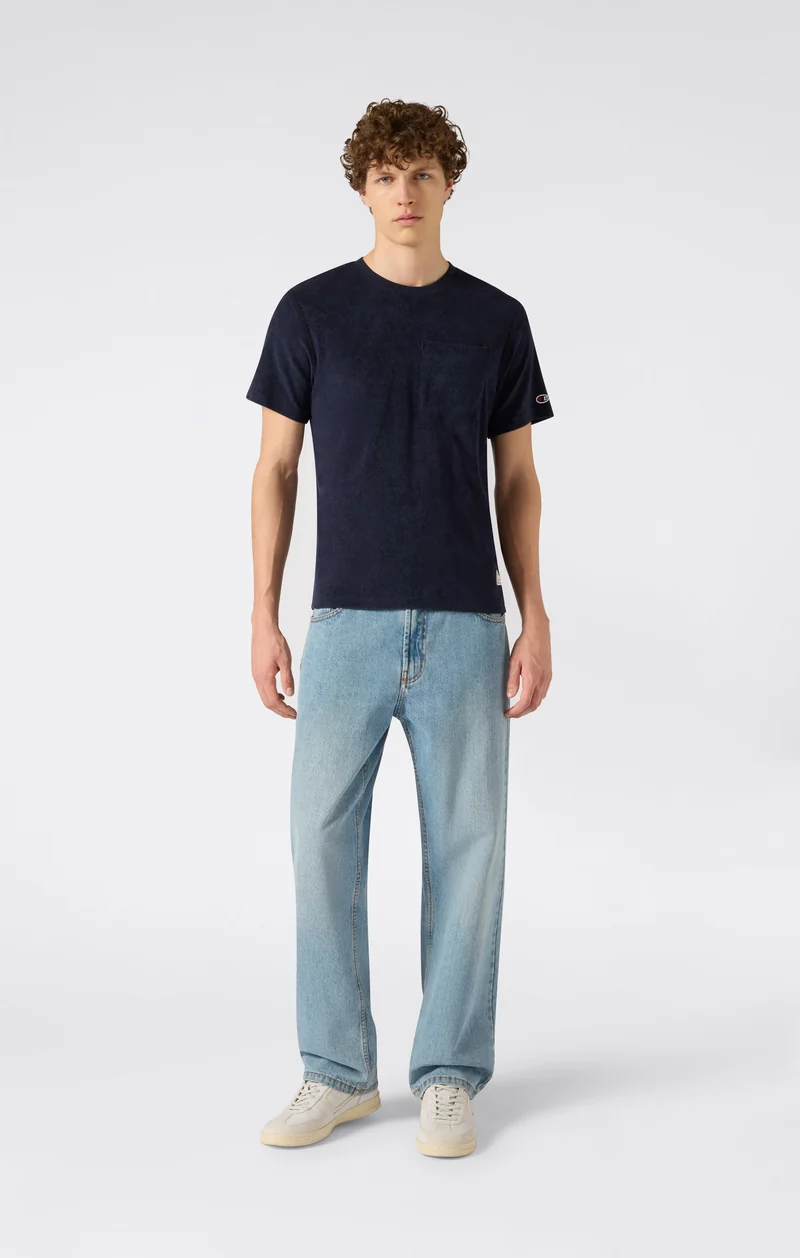 Men’s Towel Terry Pocket T-Shirt