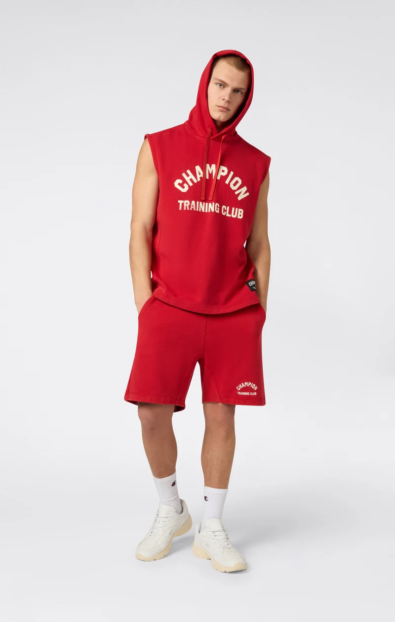Men’s Boxing-Inspired Hooded Tank Top