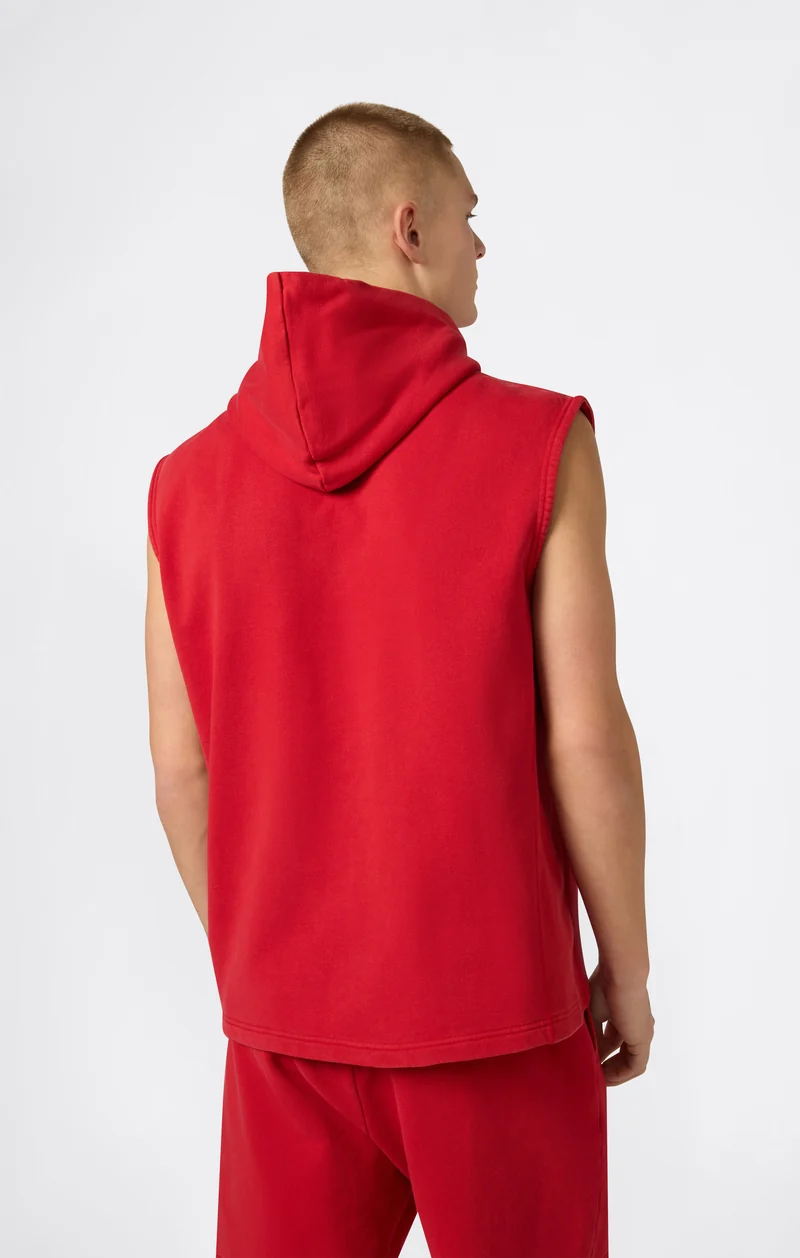 Men’s Boxing-Inspired Hooded Tank Top