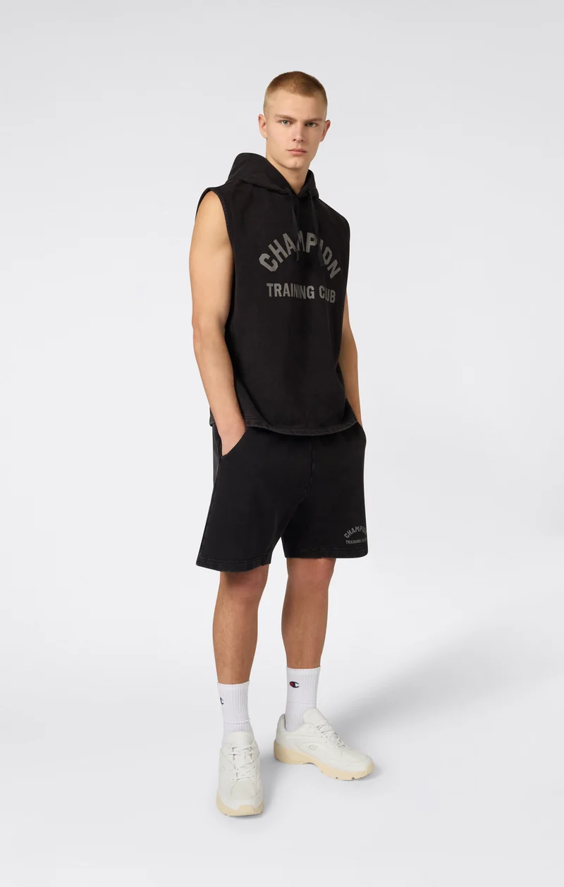 Men’s Boxing-Inspired Hooded Tank Top