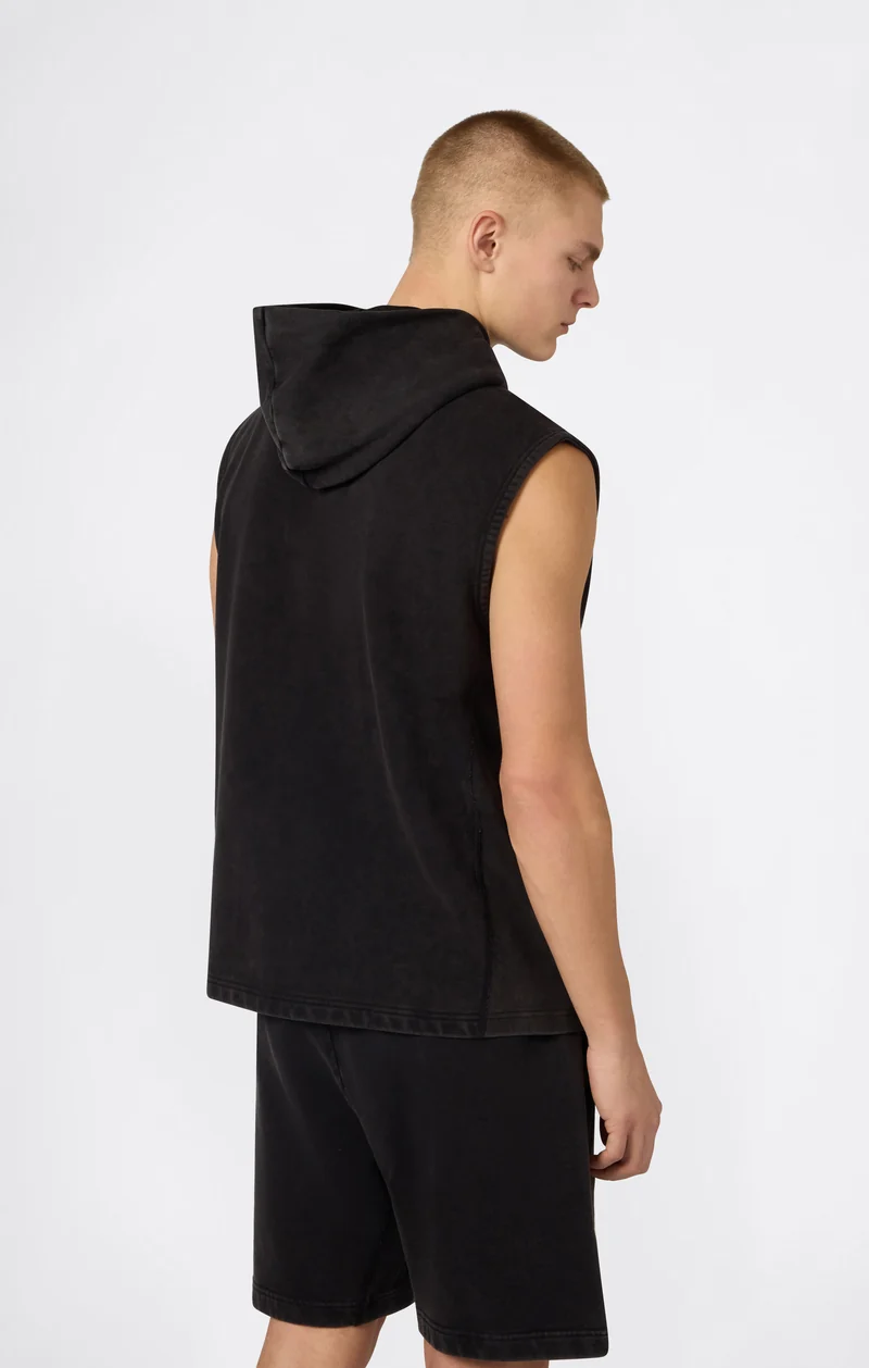 Men’s Boxing-Inspired Hooded Tank Top