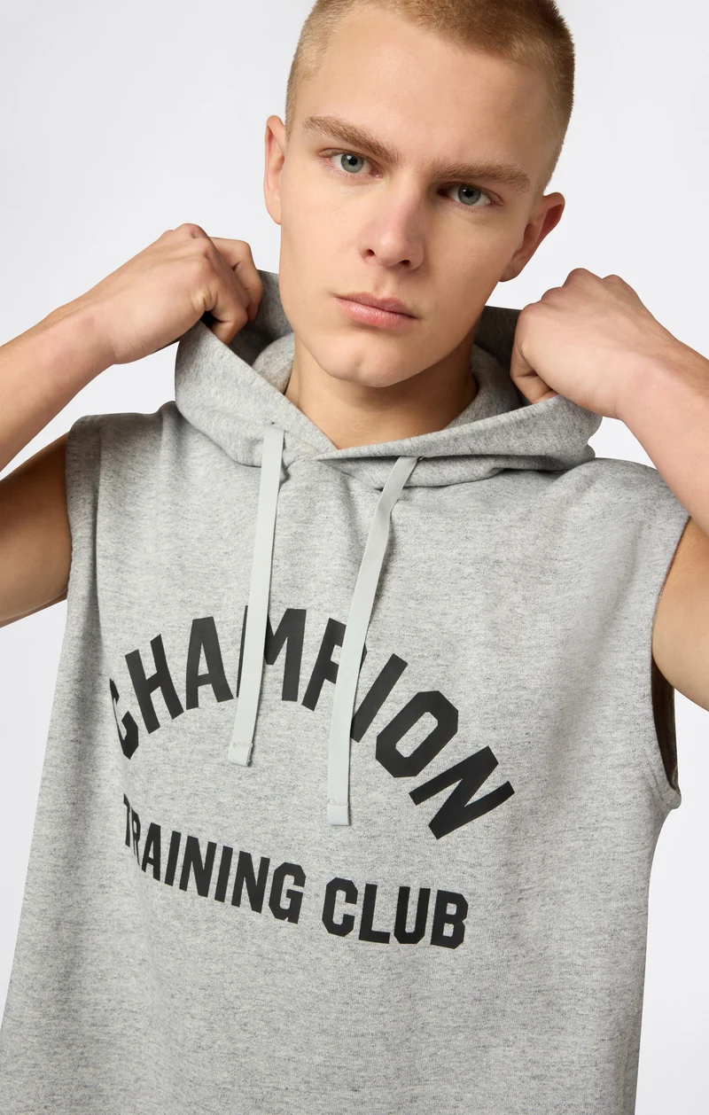 Men’s Boxing-Inspired Hooded Tank Top