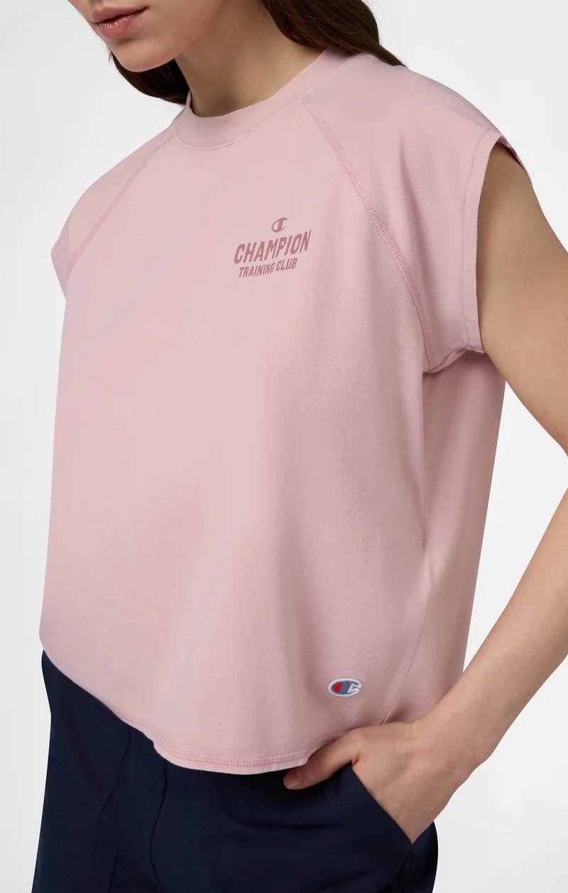 Women’s Boxing-Inspired Crewneck T-Shirt