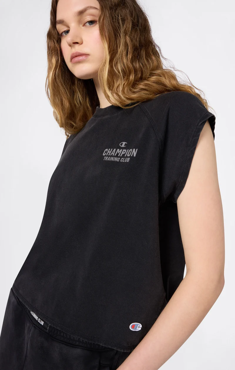 Women’s Boxing-Inspired Crewneck T-Shirt