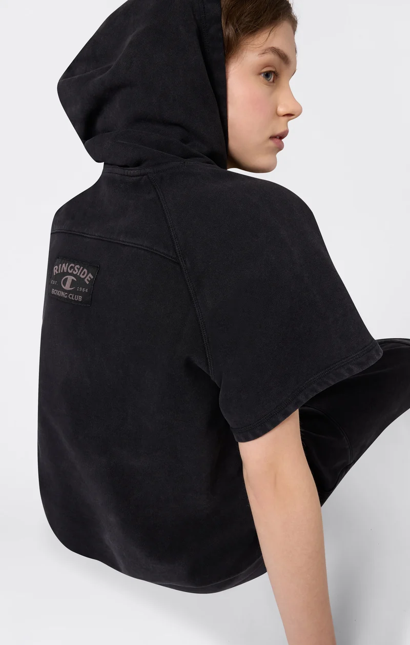 Women’s Boxing-Inspired Sleeveless Hoodie