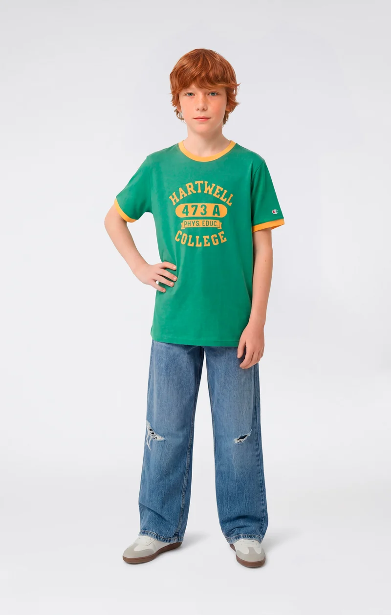 Boys’ Ringer T-Shirt with Graphic