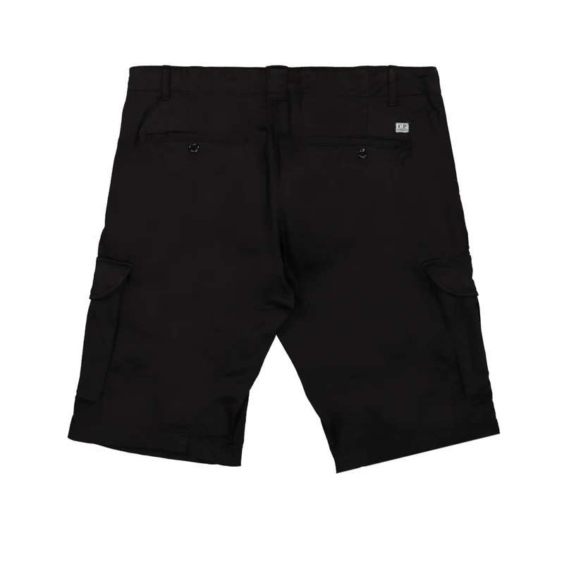 Stretch Sateen Cargo Shorts