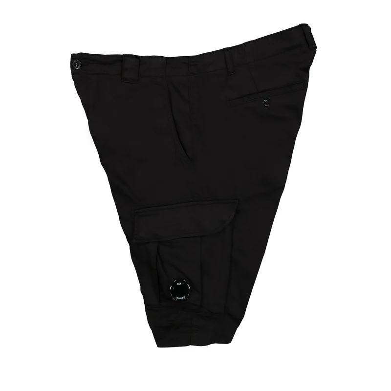 Stretch Sateen Cargo Shorts