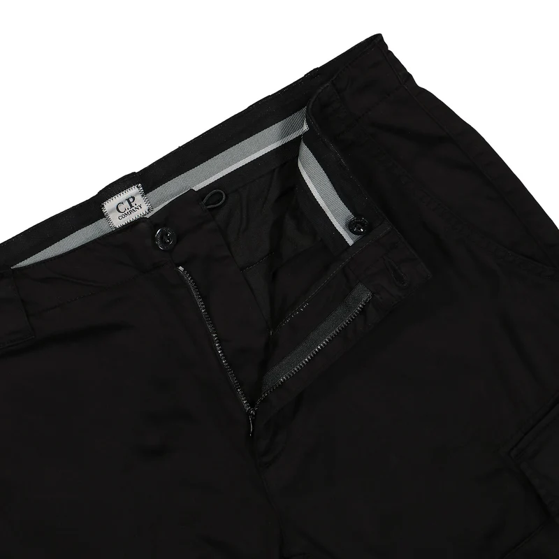 Stretch Sateen Cargo Shorts