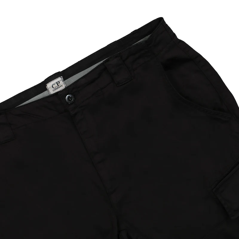 Stretch Sateen Cargo Shorts
