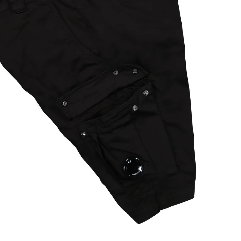 Stretch Sateen Cargo Shorts