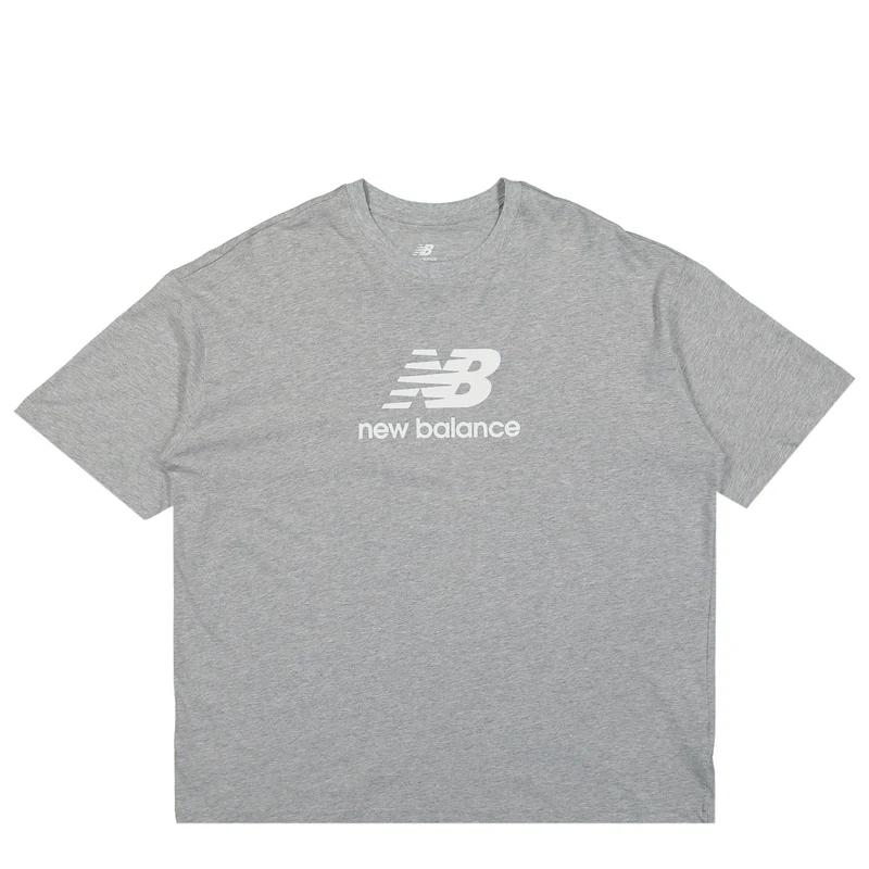 Essentials Stacked Logo Oversized Tee