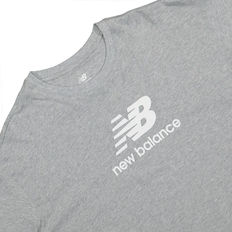 Essentials Stacked Logo Oversized Tee