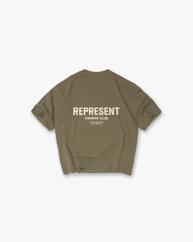Represent Owners Club T-Shirt - Olive
