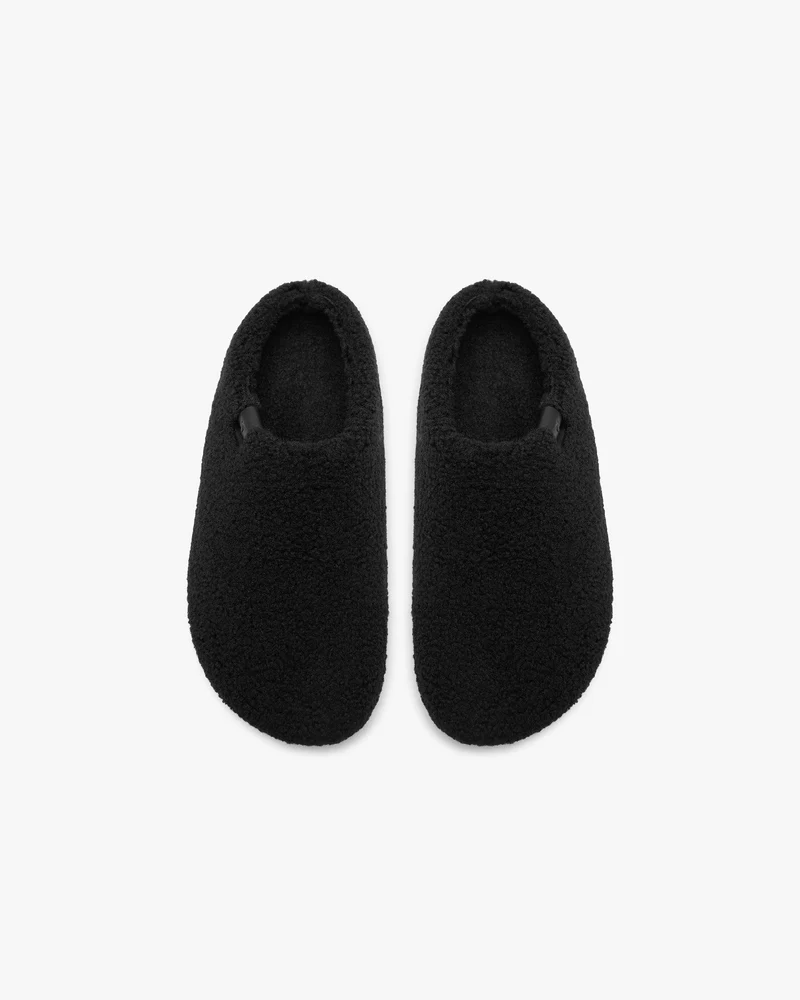 Fluffy Mule - Black