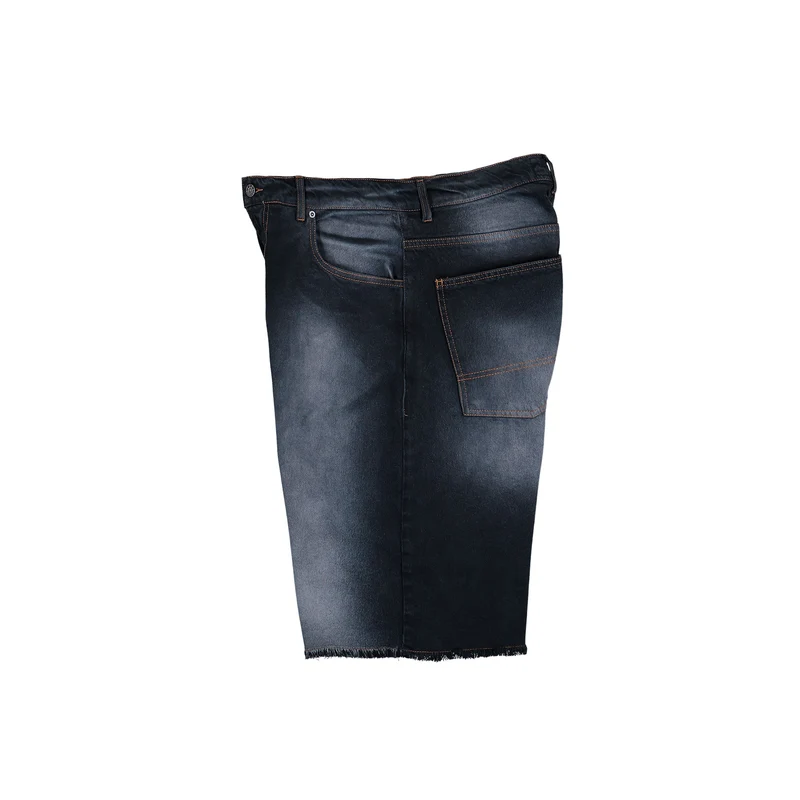 Sun Dyed Baggy Denim Shorts