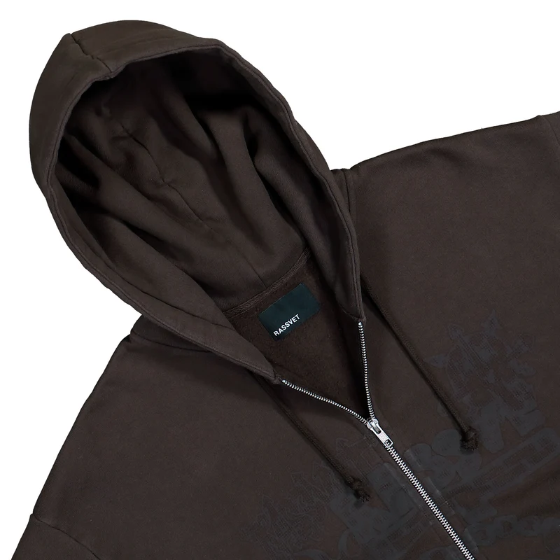 Collage Zip Hoodie