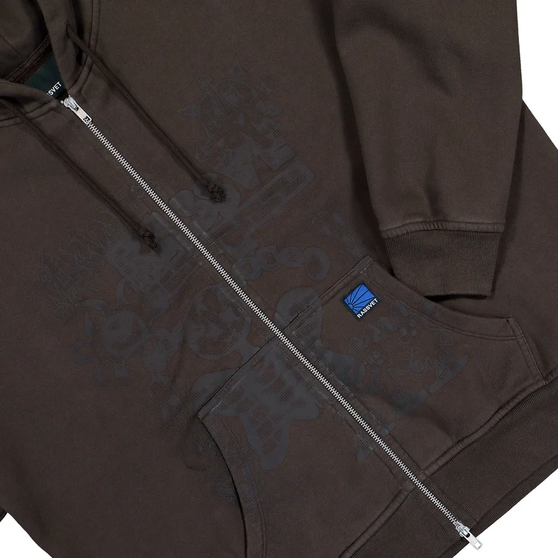 Collage Zip Hoodie