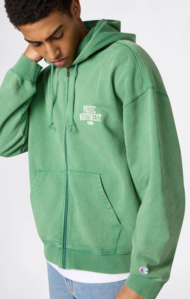 Men’s East West Full Zip Hooded Sweatshirt
