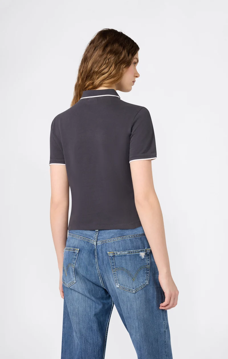 Women’s Cropped Polo Shirt