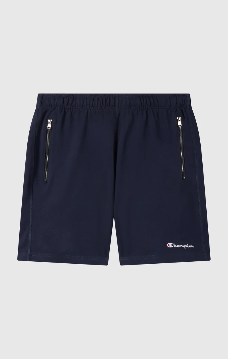 Slim Fit Men's Bermuda Light Shorts with Zip Pockets Icons