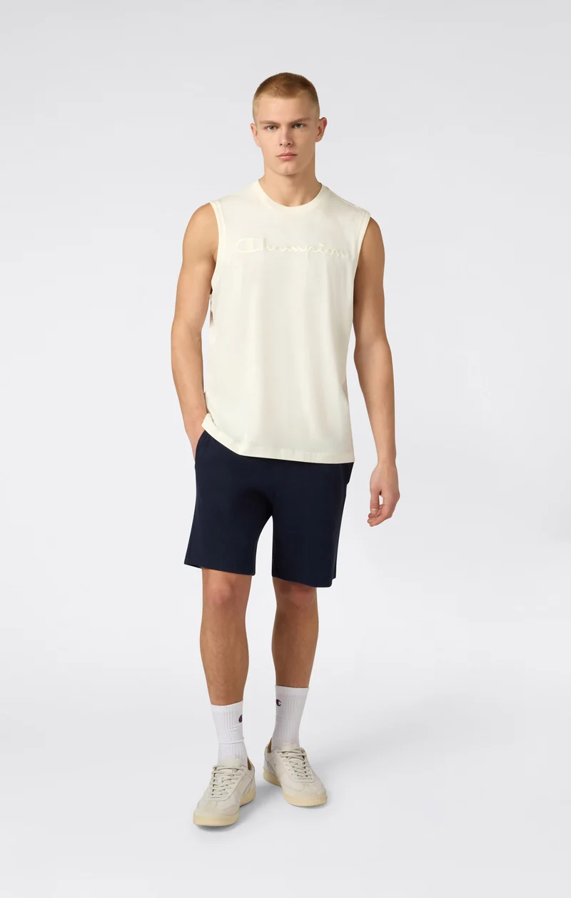 Men’s Tank Top with Maxi Embroidery Logo Icons