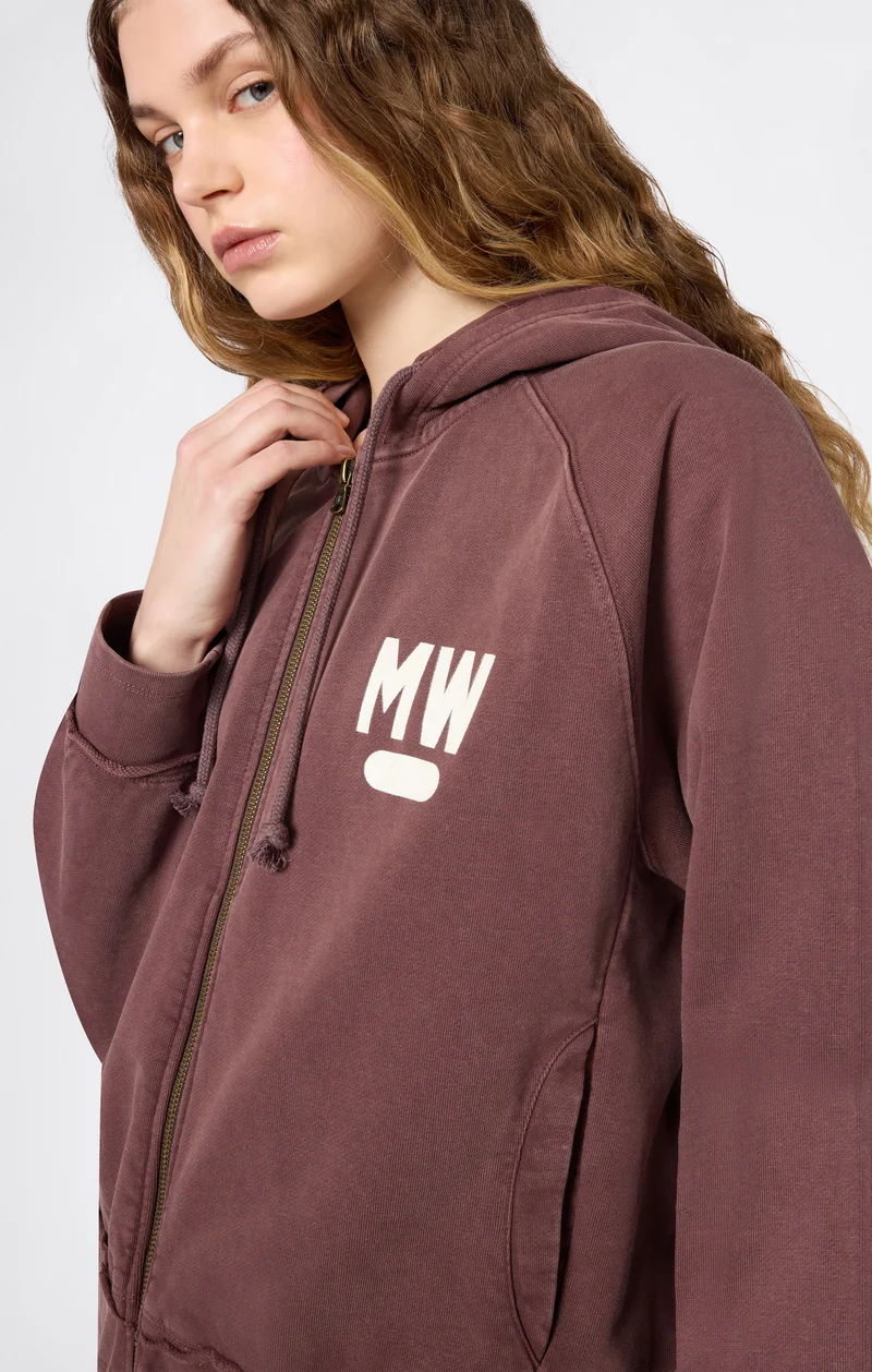Women’s East West Hooded Full Zip Sweatshirt