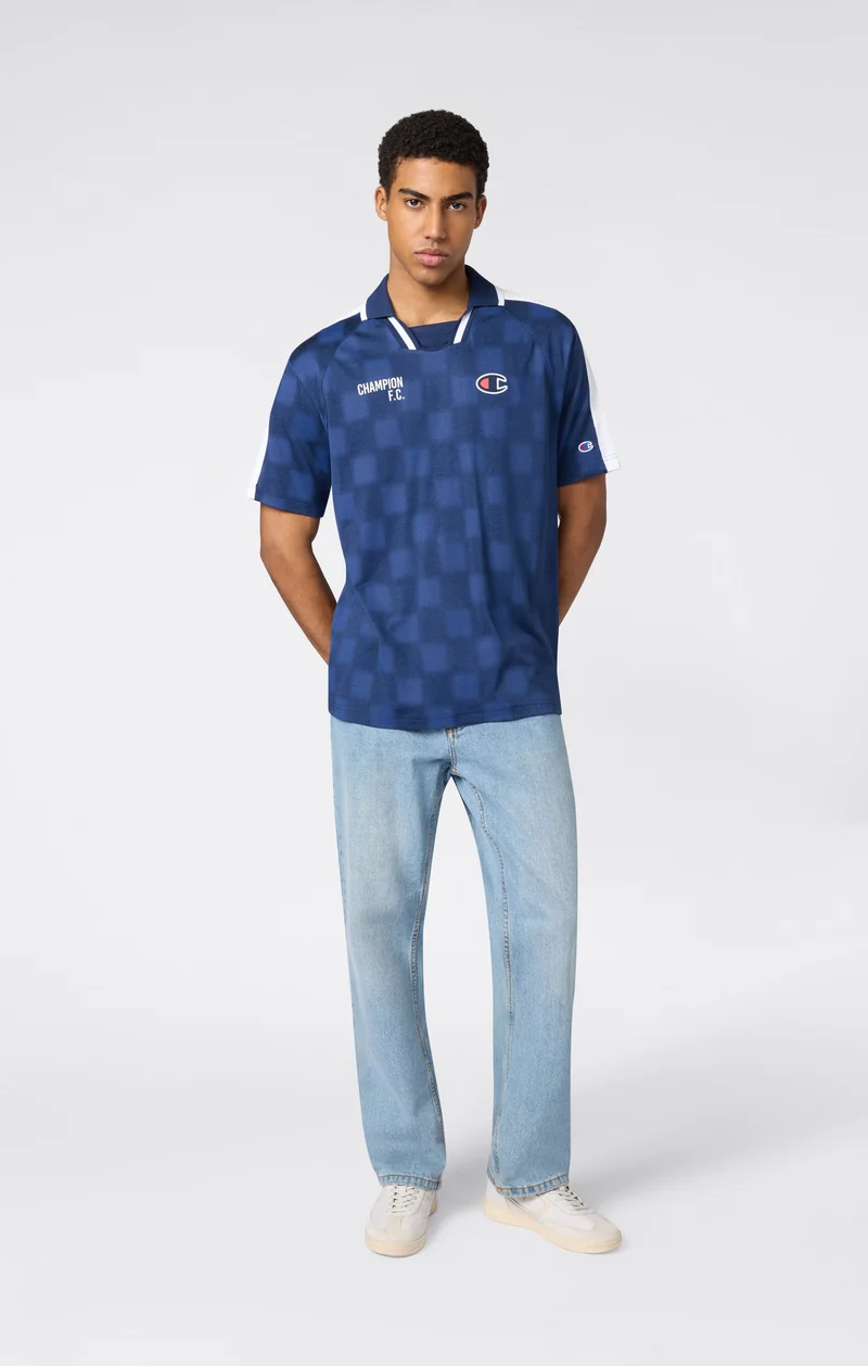 Men’s Football-Inspired Polo Shirt
