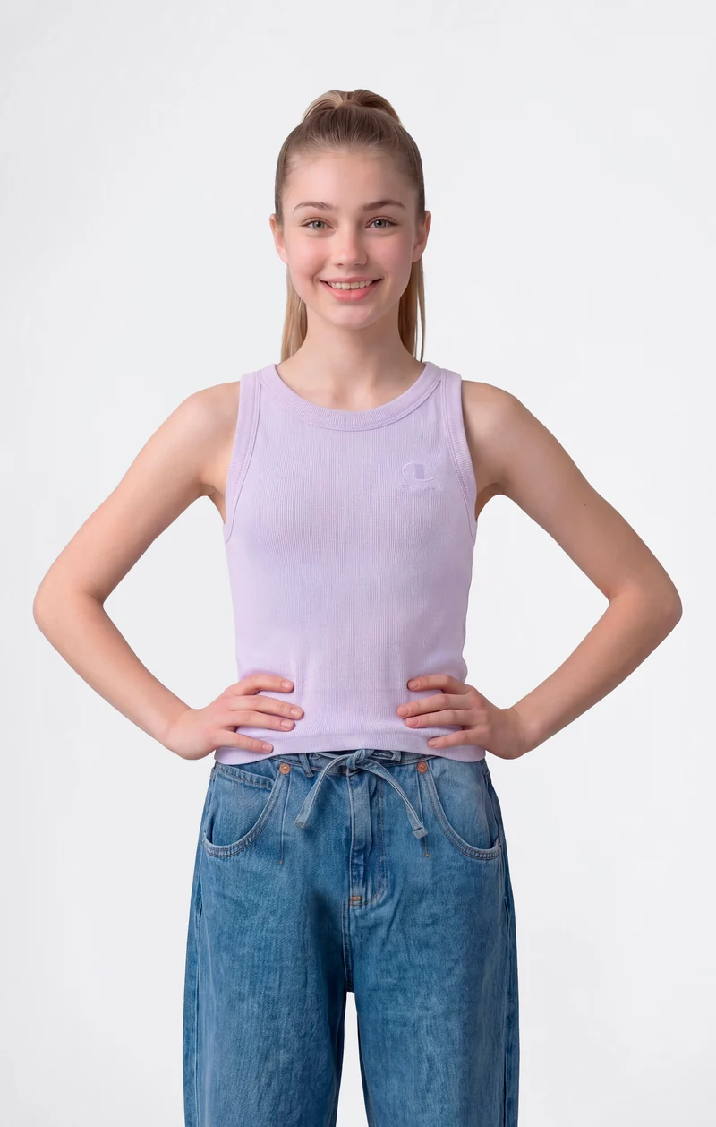 Girls’ Washed Effect Tank Top Icons
