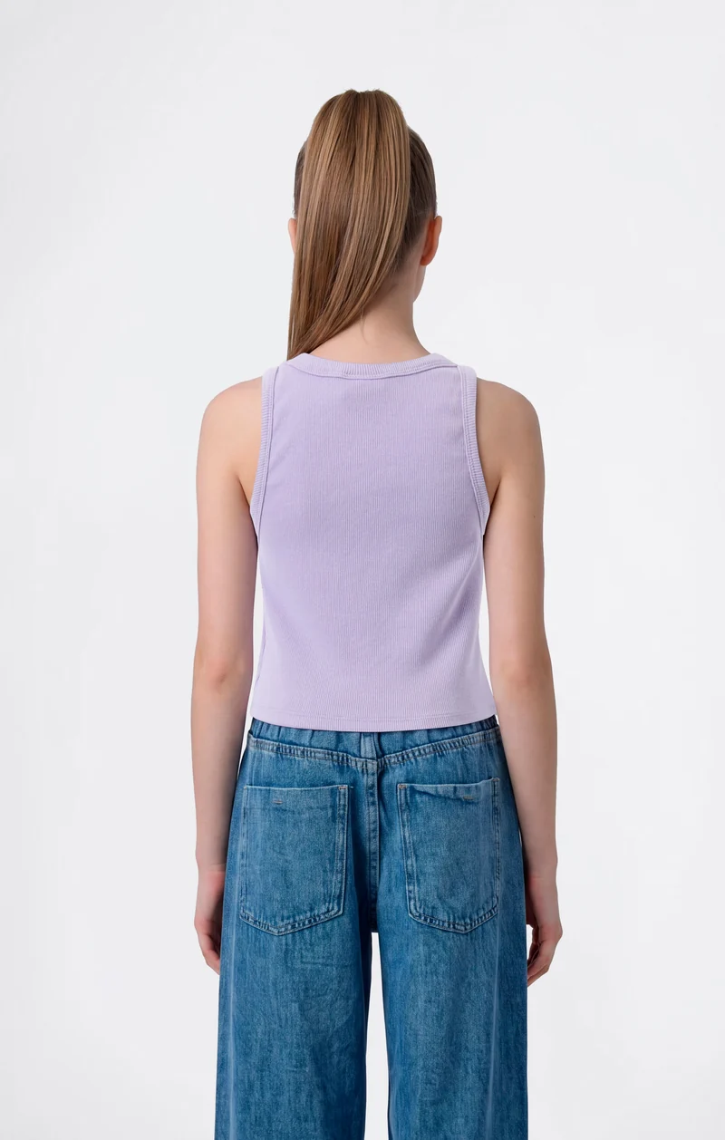 Girls’ Washed Effect Tank Top Icons