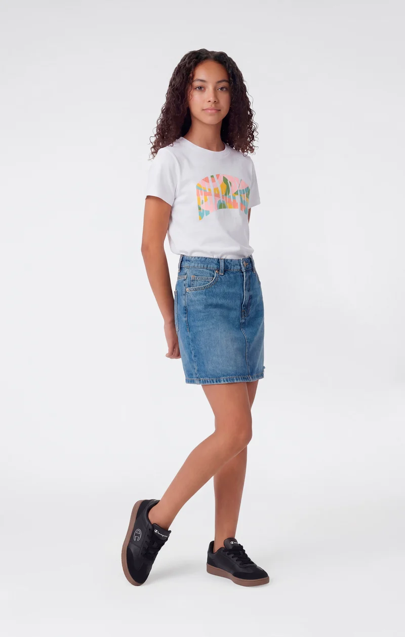 Girls’ Graphic Crewneck T-Shirt
