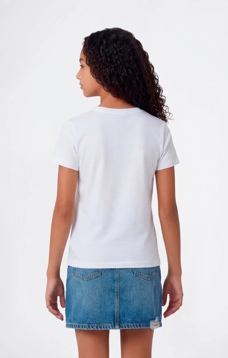 Girls’ Graphic Crewneck T-Shirt