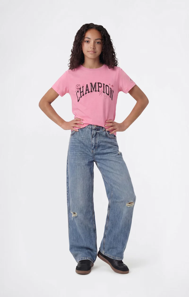 Girls’ Graphic Crewneck T-Shirt
