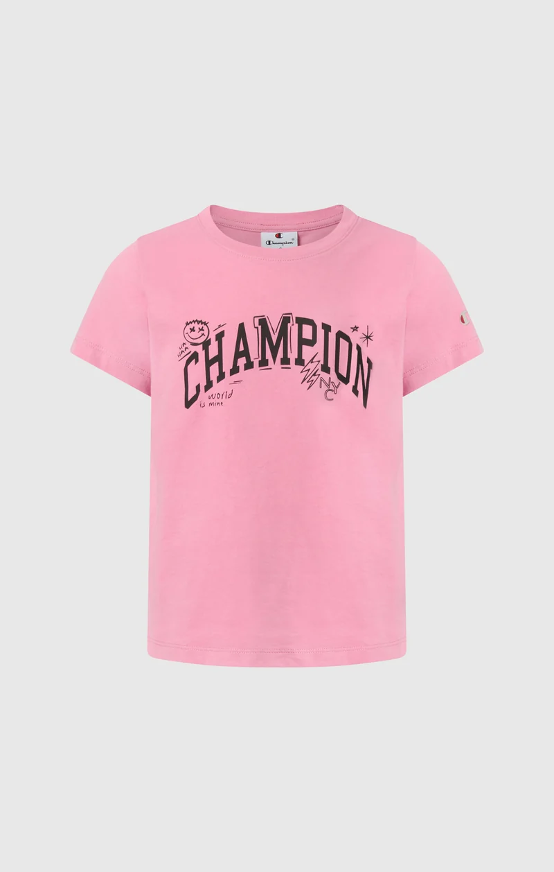 Girls’ Graphic Crewneck T-Shirt