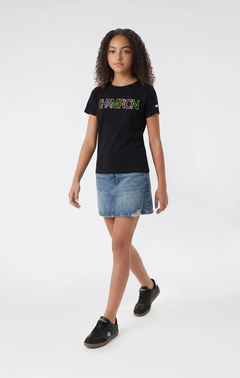 Girls’ Graphic Crewneck T-Shirt