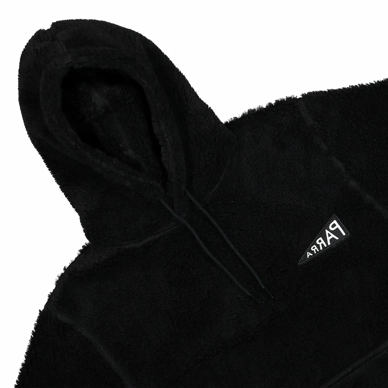 Mirrored Flag Logo Polar Fleece Hooded Pullover