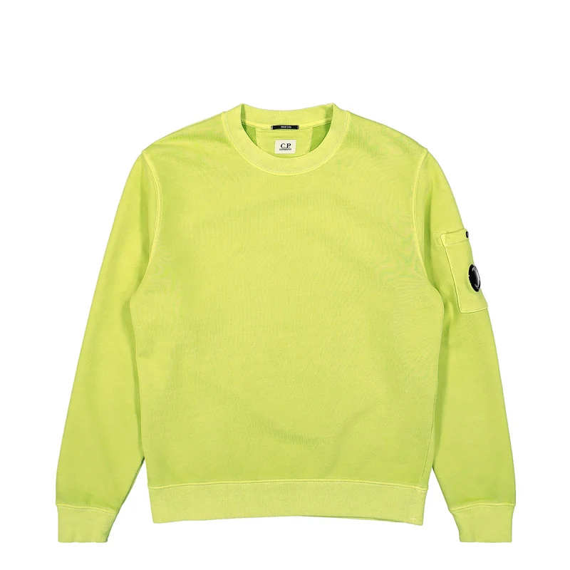 Brushed and Emerized Diagonal Fleece Sweatshirt