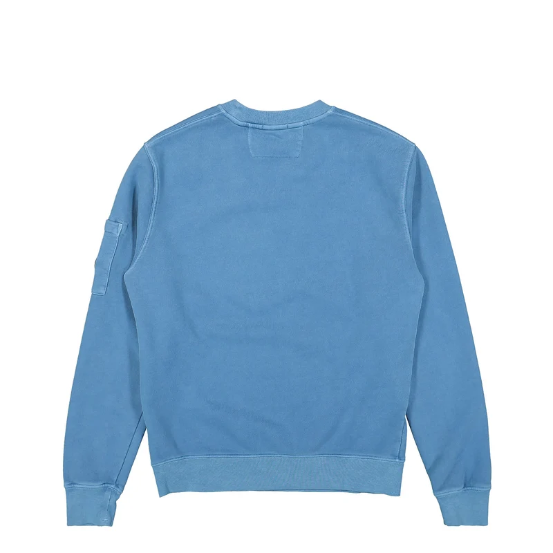 Brushed and Emerized Diagonal Fleece Sweatshirt