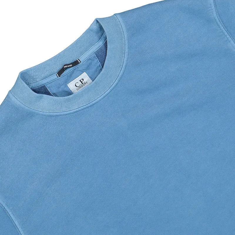 Brushed and Emerized Diagonal Fleece Sweatshirt