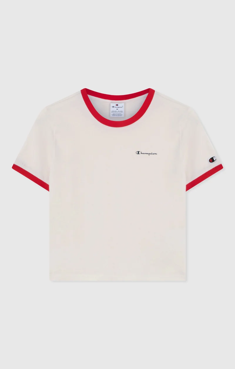 Women’s Cropped Ringer T-Shirt with Graphic