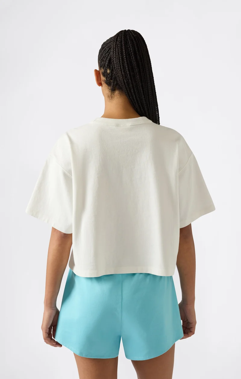 Women’s Cropped Crewneck T-Shirt Time Capsule