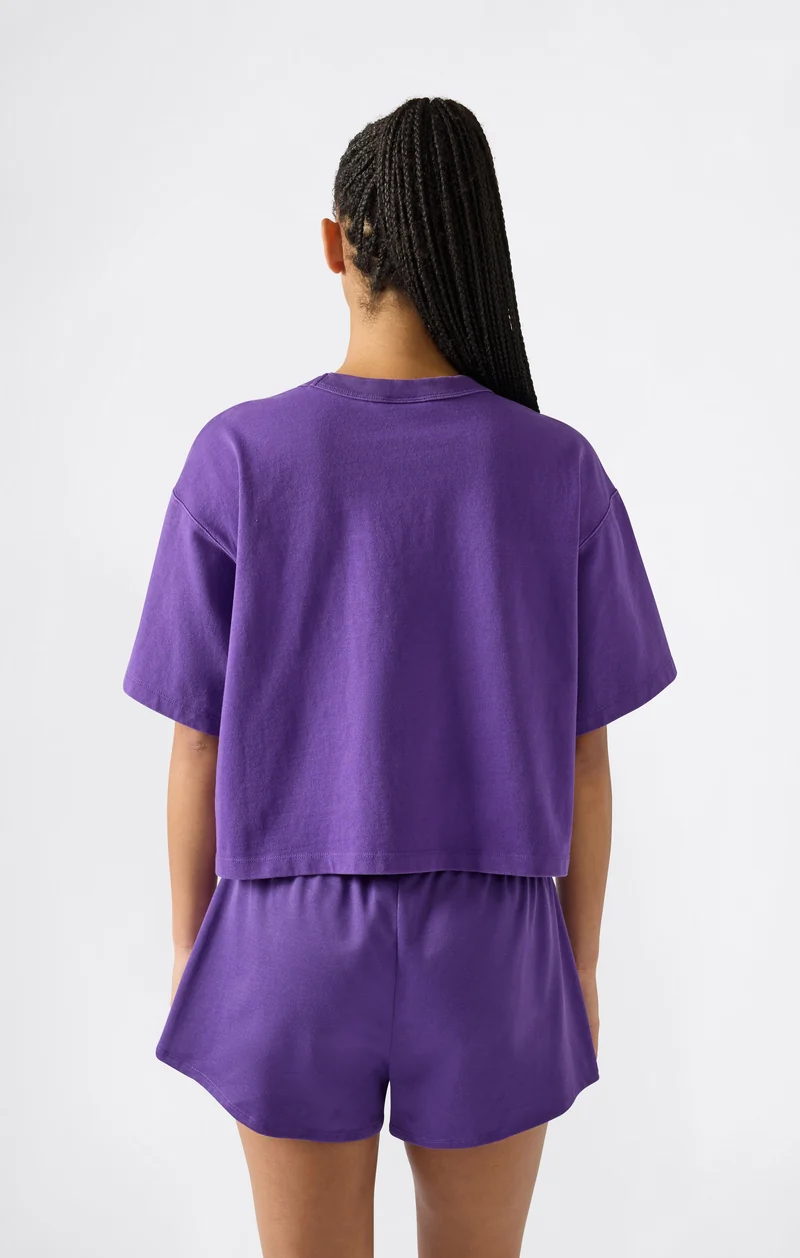 Women’s Cropped Crewneck T-Shirt Time Capsule