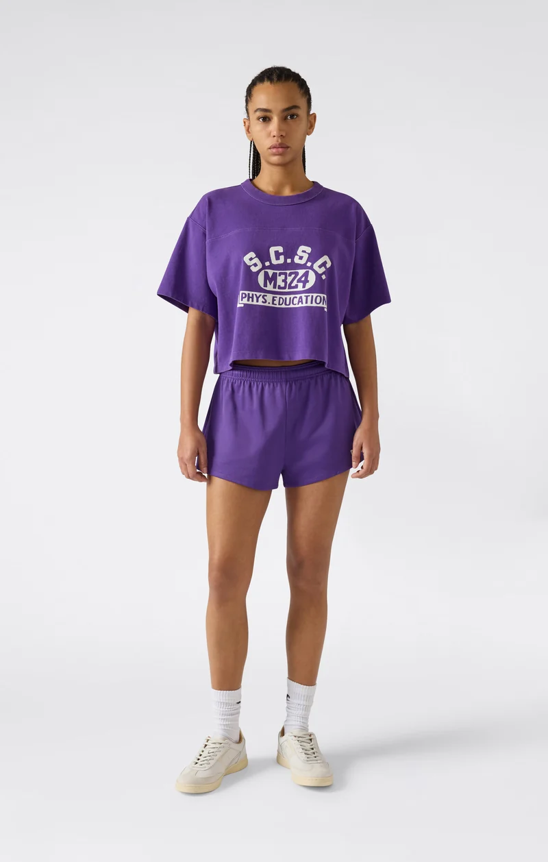 Women’s Cropped Crewneck T-Shirt Time Capsule