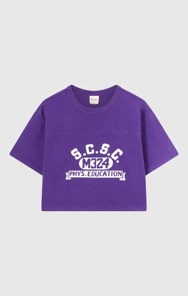 Women’s Cropped Crewneck T-Shirt Time Capsule