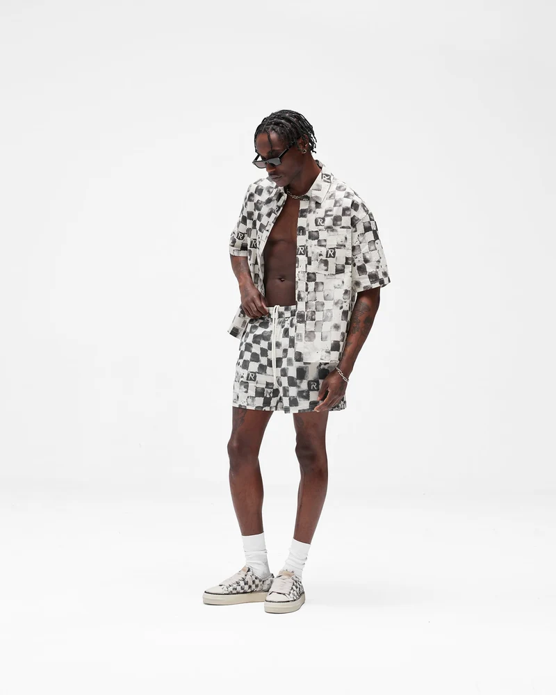 Pool Side Swim Short - Flat White
