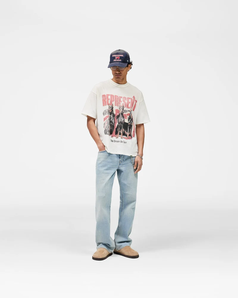 Dream On Tour T-Shirt - Washed Ecru